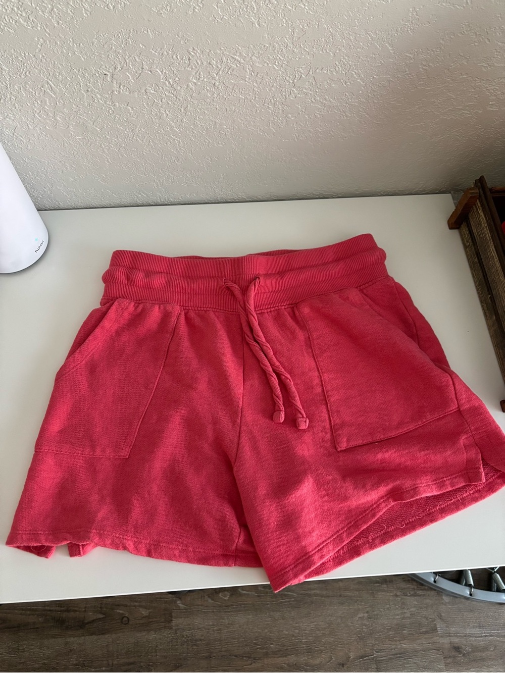 Women’s Pink Drawstring Lounge Shorts